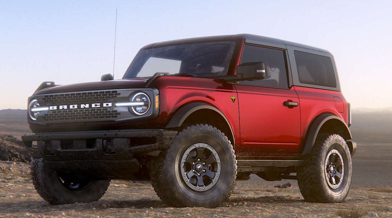 2021 Ford Bronco In Rapid Red