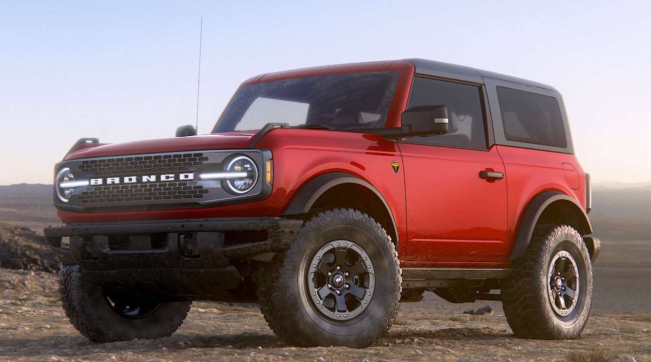 2021 Ford Bronco in Race Red