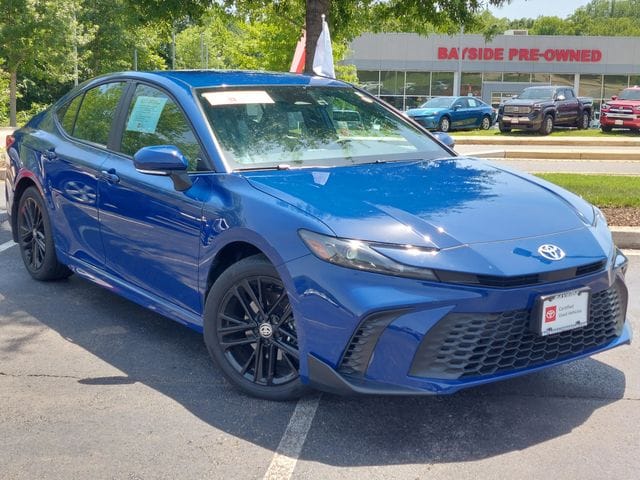 CPO 2025 Camry SE Reservoir Blue - Stock #SU018514A