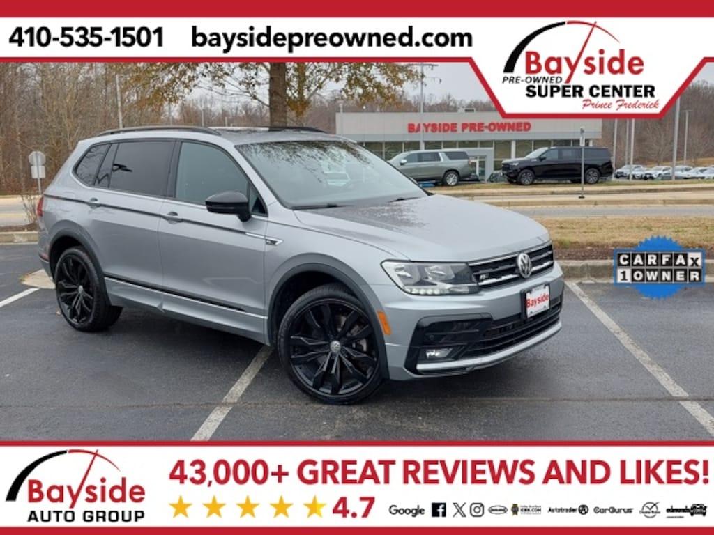 Used 2021 Volkswagen Tiguan 2.0T SE R-Line Black SUV