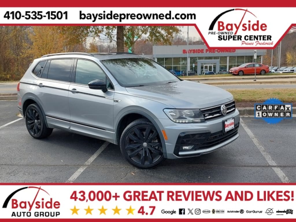 Used 2021 Volkswagen Tiguan 2.0T SE R-Line Black SUV