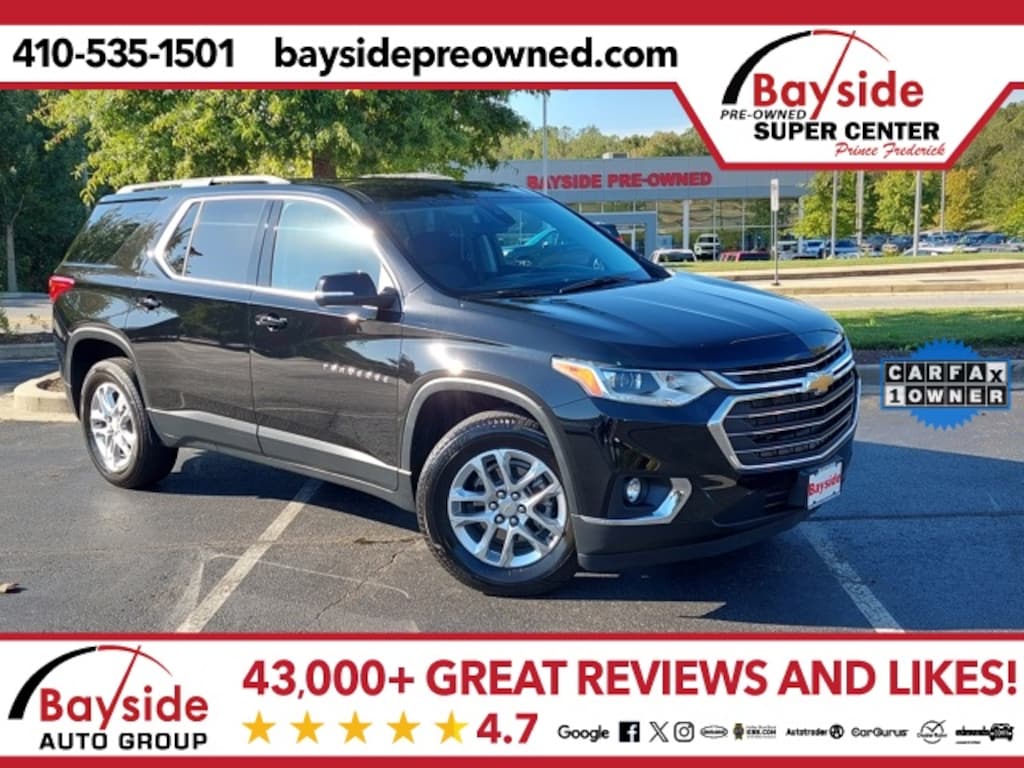 Certified 2021 Chevrolet Traverse LT SUV