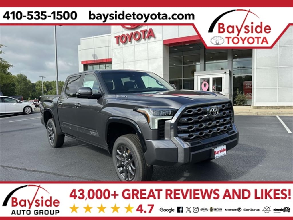 New 2025 Toyota Tundra i-FORCE MAX Platinum PLATINUM CREWMAX 5.5