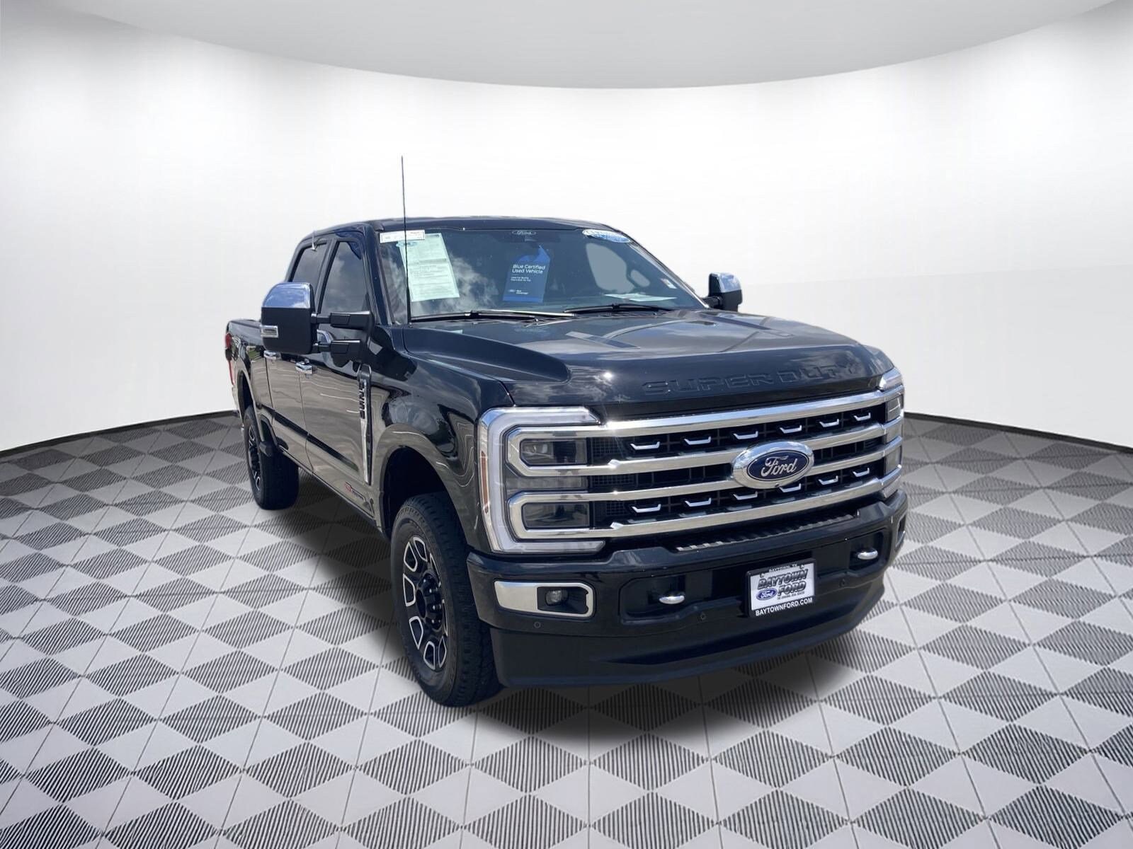 Certified 2024 Ford F-250 Super Duty Platinum with VIN 1FT8W2BM3RED17588 for sale in Baytown, TX
