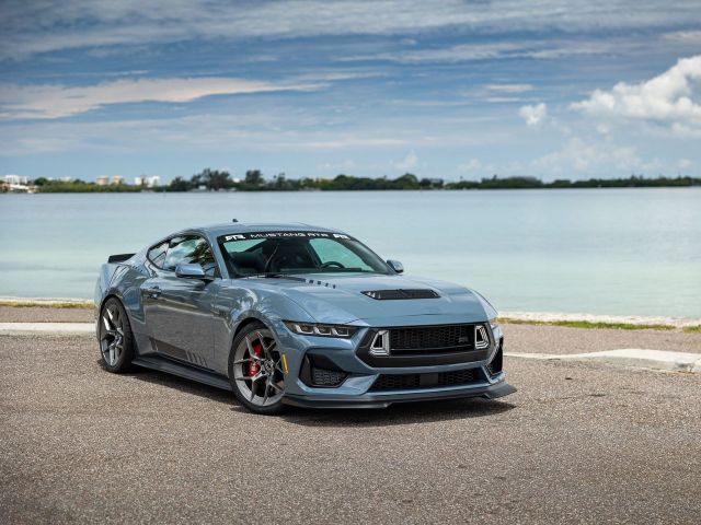 Ford Mustang RTR Spec 3 Parked in Front of Water