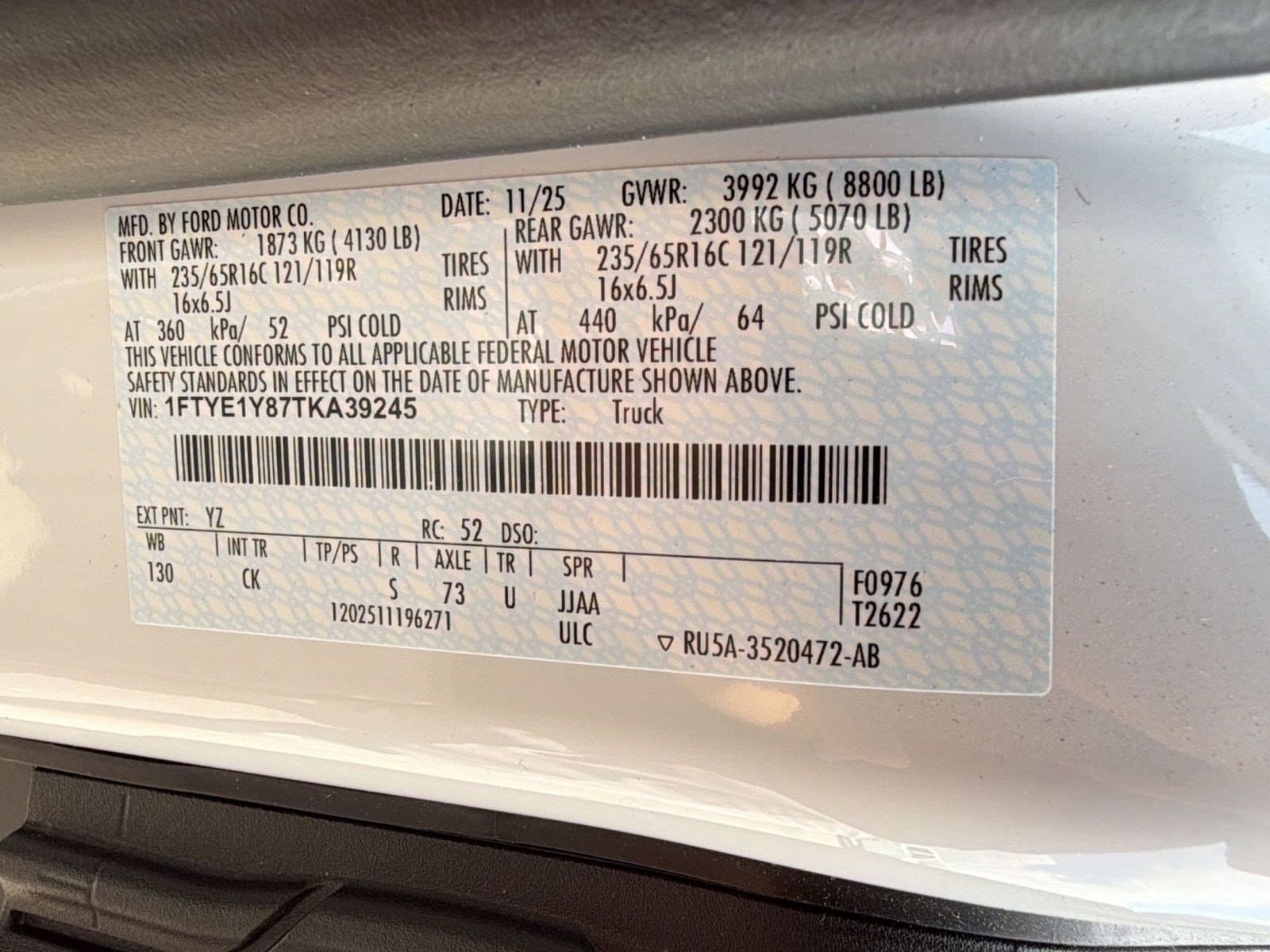 2026 Ford Transit Van Base - Photo 16