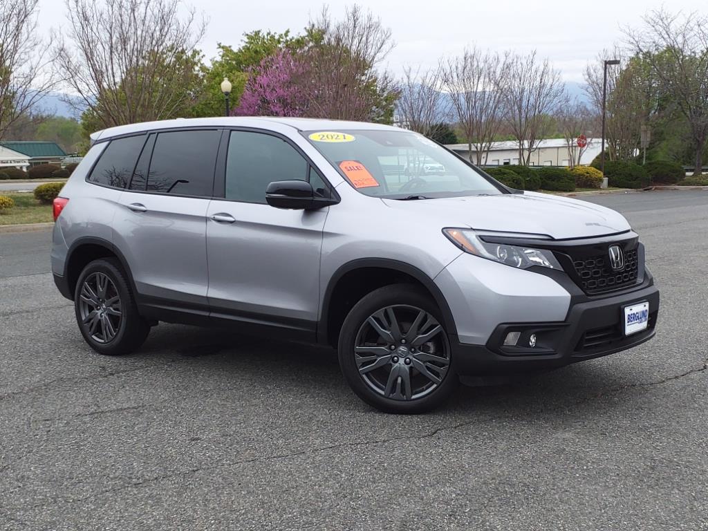 Used 2021 Honda Passport EX-L with VIN 5FNYF8H53MB038362 for sale in Bedford, VA