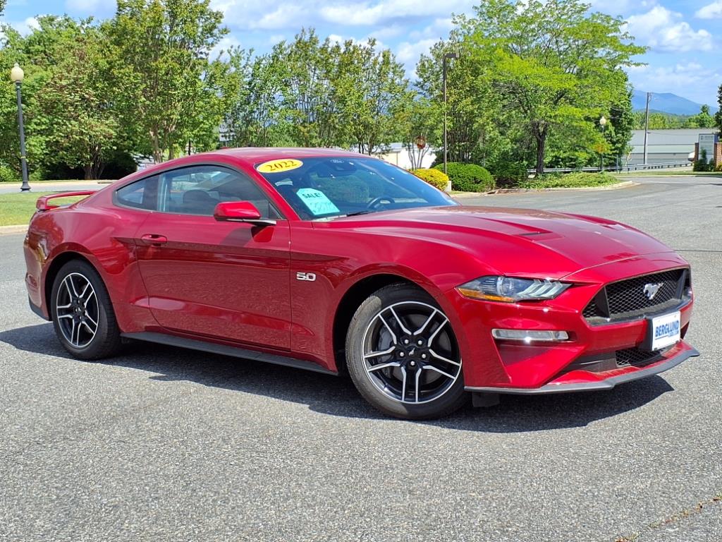 Used 2022 Ford Mustang GT with VIN 1FA6P8CF6N5130708 for sale in Bedford, VA