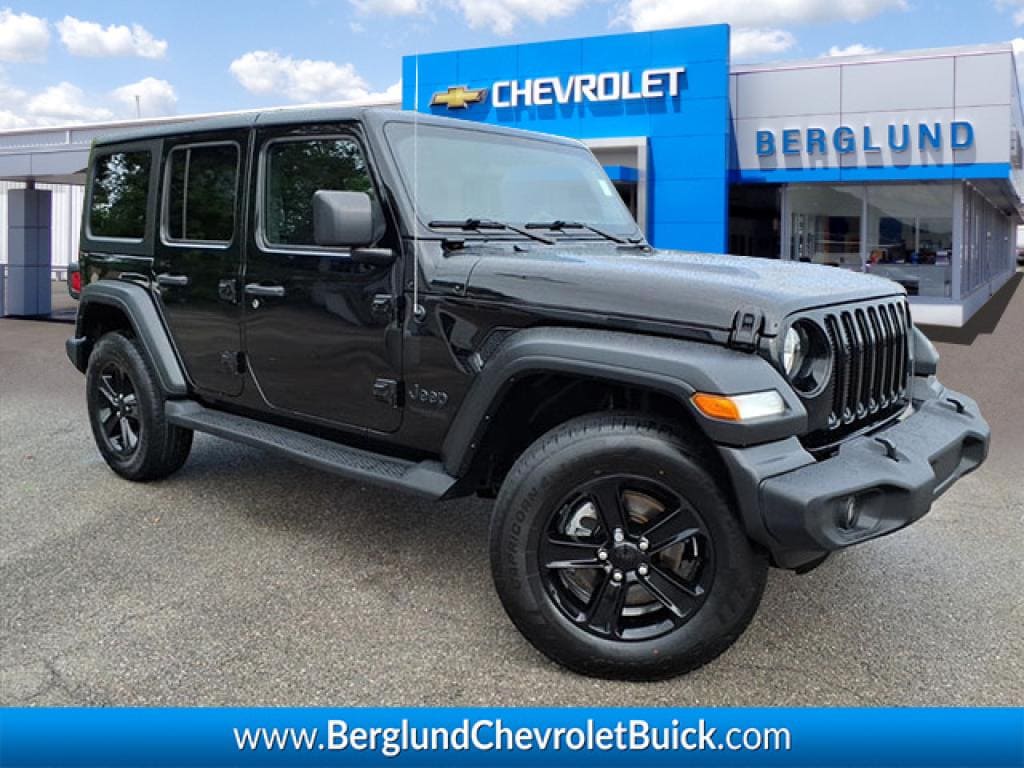 Used 2022 Jeep Wrangler Unlimited Sport Wagon; Open Body