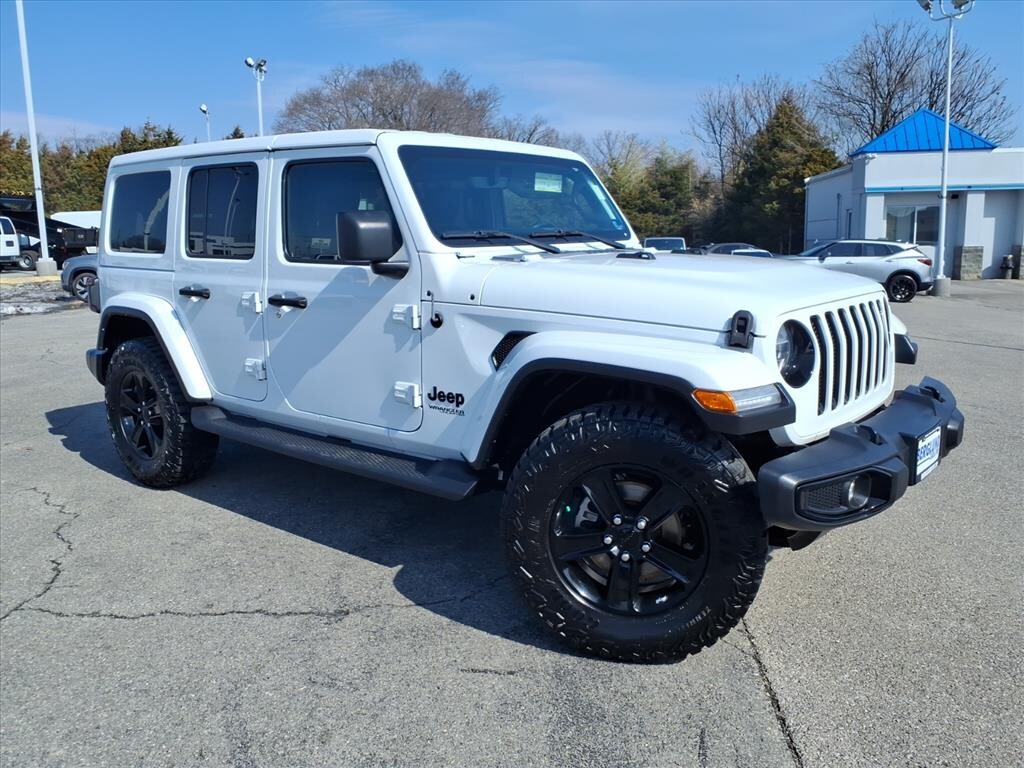 Used 2021 Jeep Wrangler Unlimited Sahara Wagon; Open Body