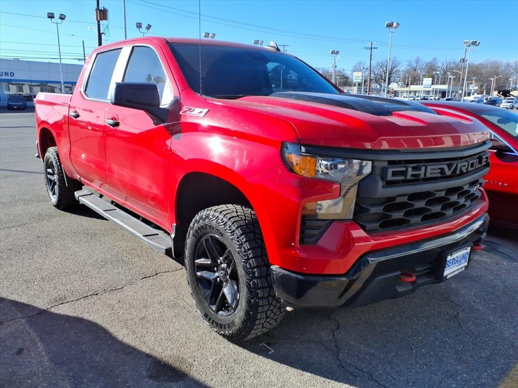 Used 2024 Chevrolet Silverado Trail Boss Custom Cab; Crew