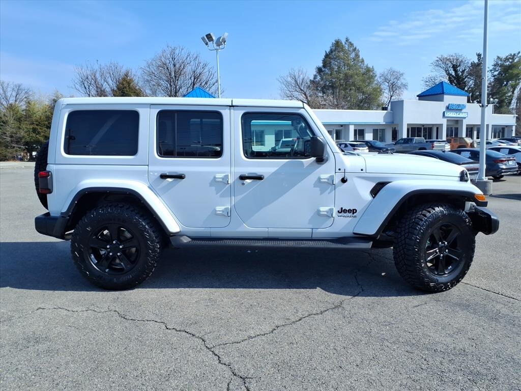 Used 2021 Jeep Wrangler Unlimited Sahara Wagon; Open Body