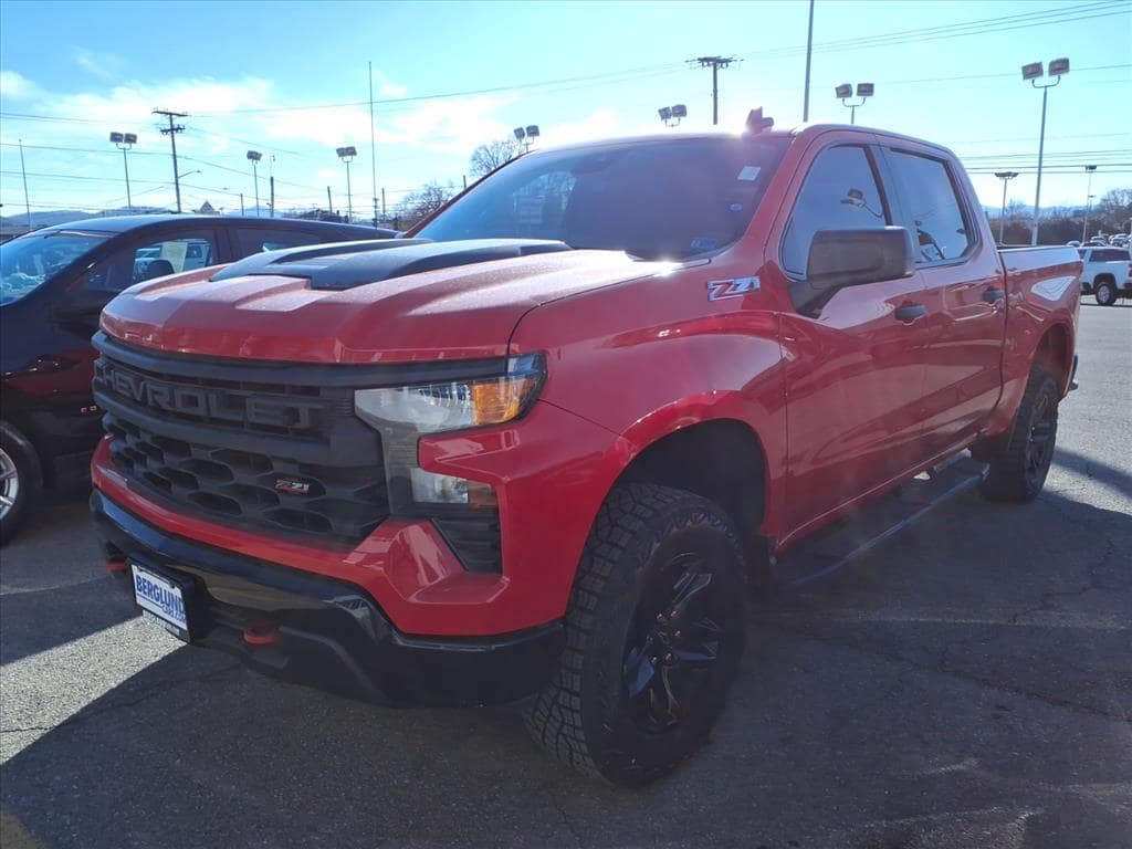 Used 2024 Chevrolet Silverado Trail Boss Custom Cab; Crew