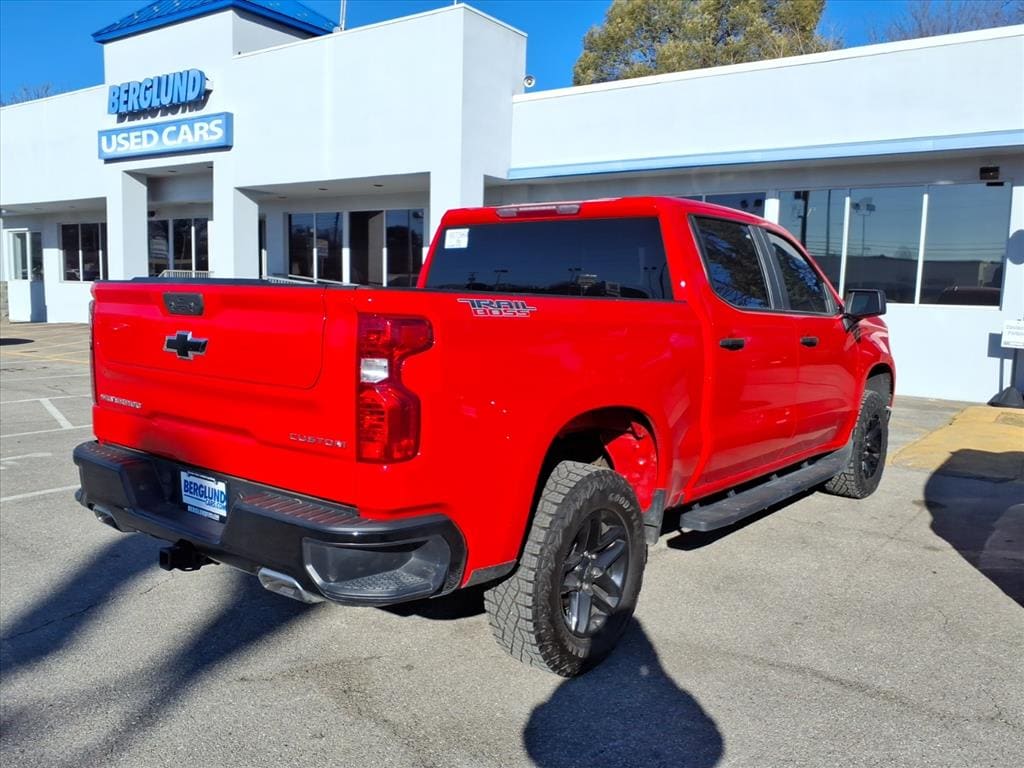 Used 2024 Chevrolet Silverado Trail Boss Custom Cab; Crew