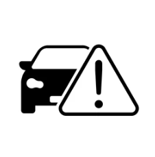 Driver attention alert icon.