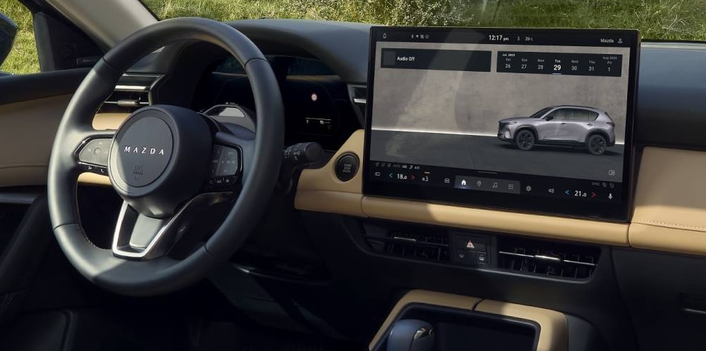  2026 Mazda CX-5 interior display screen.