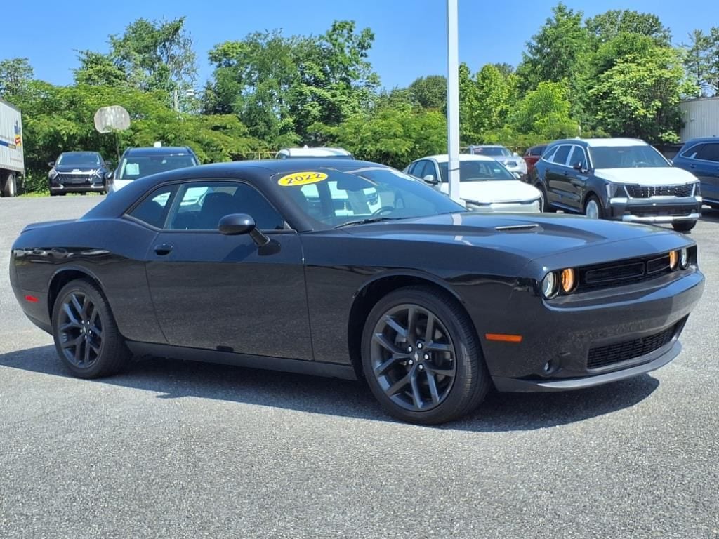 Used 2022 Dodge Challenger SXT with VIN 2C3CDZAG3NH238661 for sale in Bedford, VA