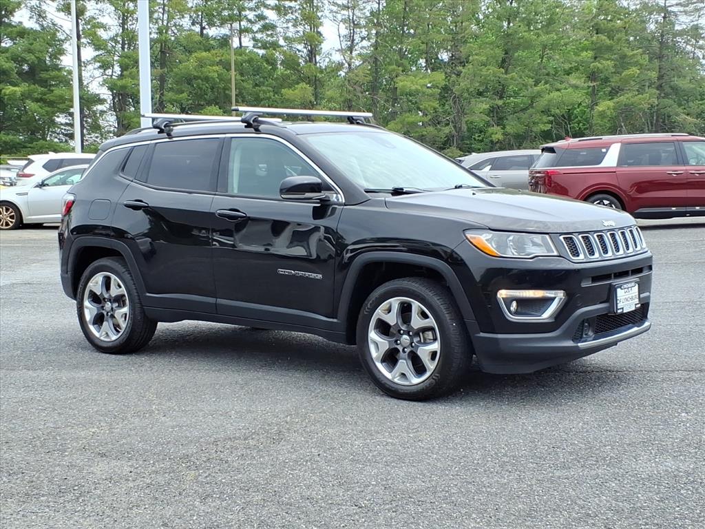 Used 2021 Jeep Compass Limited with VIN 3C4NJDCB0MT584528 for sale in Lynchburg, VA