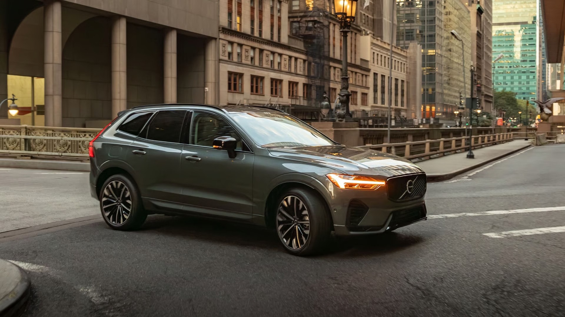 new volvo xc60 driving on the road