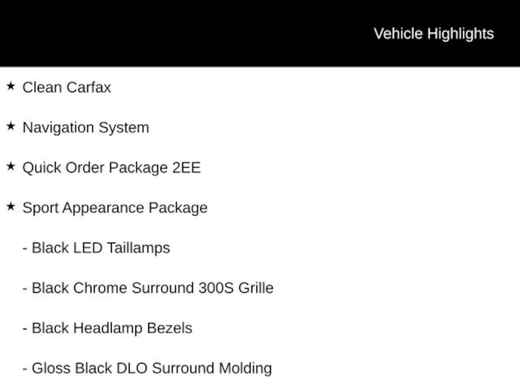 Used 2019 Chrysler 300 Touring Sedan