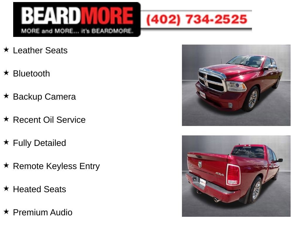 Used 2014 Ram 1500 Longhorn Limited Truck Crew Cab