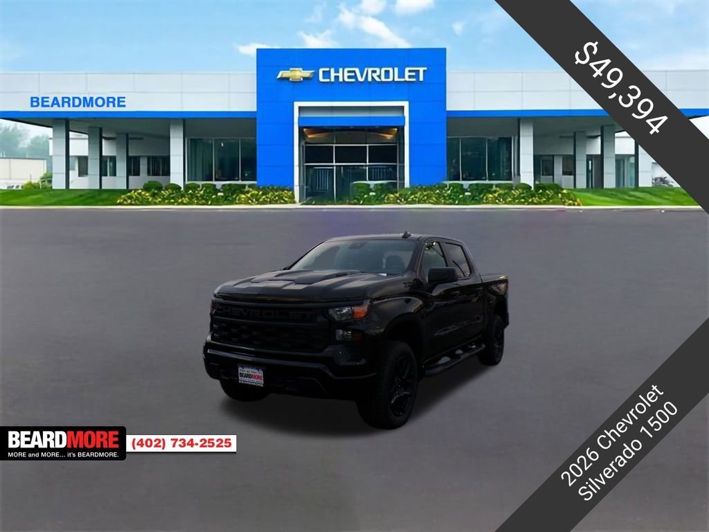 New 2026 Chevrolet Silverado 1500 Custom Trail Boss Truck