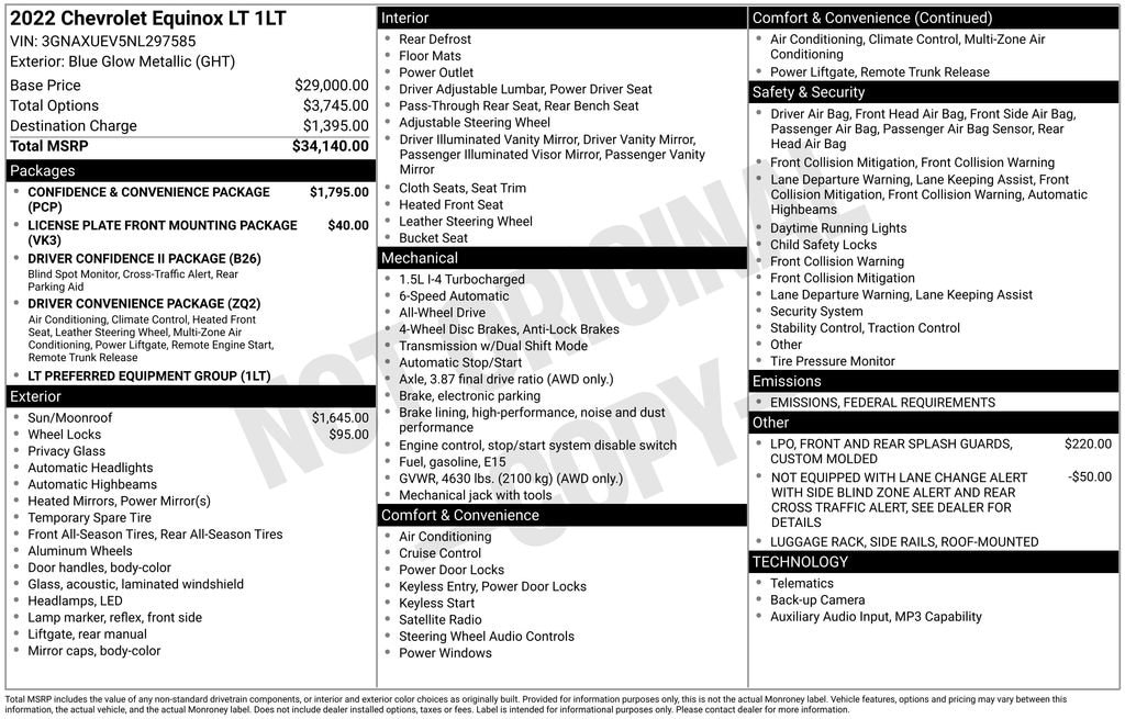 Used 2022 Chevrolet Equinox LT SUV