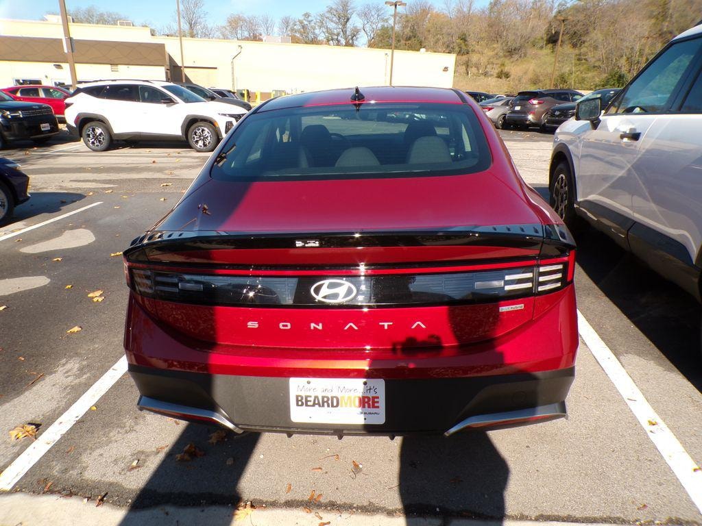 New 2026 Hyundai Sonata Hybrid Blue Sedan