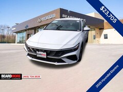 2025 Hyundai Elantra Hybrid Blue Sedan