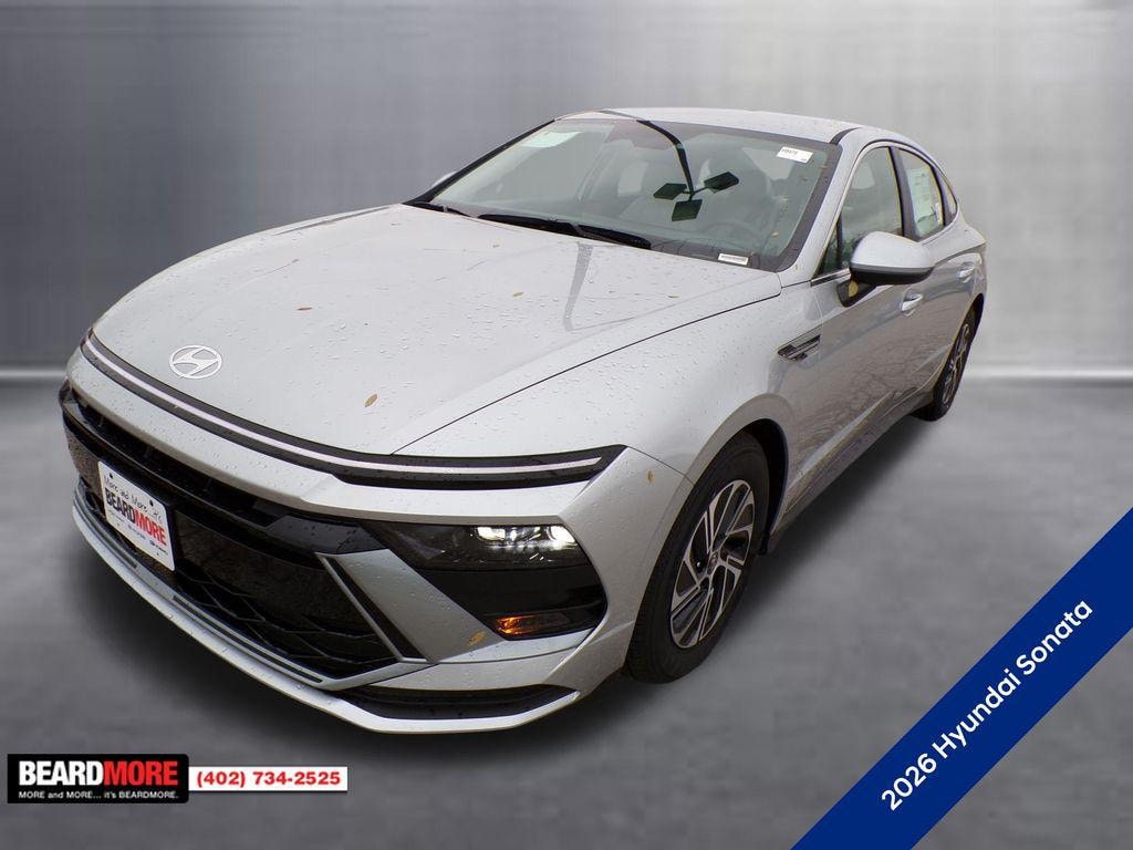 New 2026 Hyundai Sonata Hybrid Blue Sedan