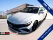 New 2025 Hyundai Elantra Hybrid Blue Sedan