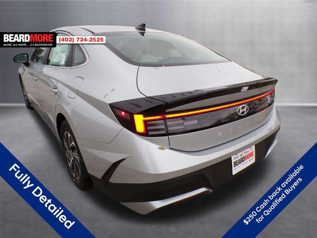 New 2026 Hyundai Sonata Hybrid Blue Sedan