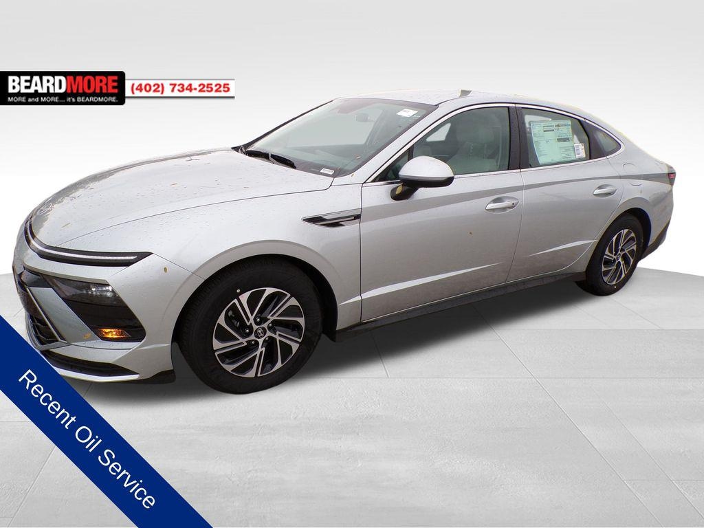 New 2026 Hyundai Sonata Hybrid Blue Sedan