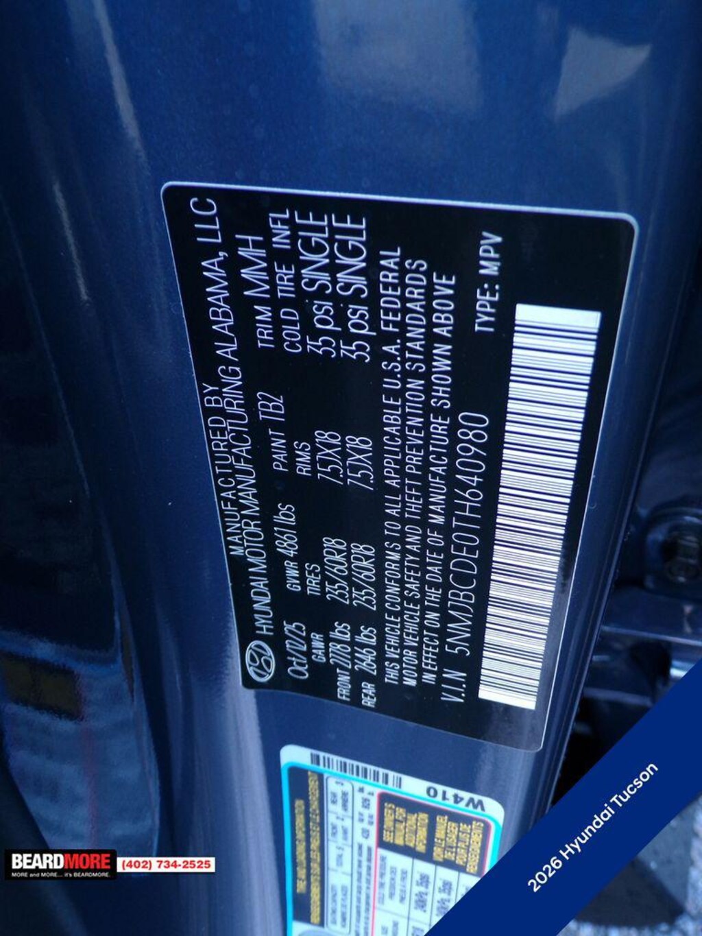 New 2026 Hyundai Tucson SEL AWD SUV