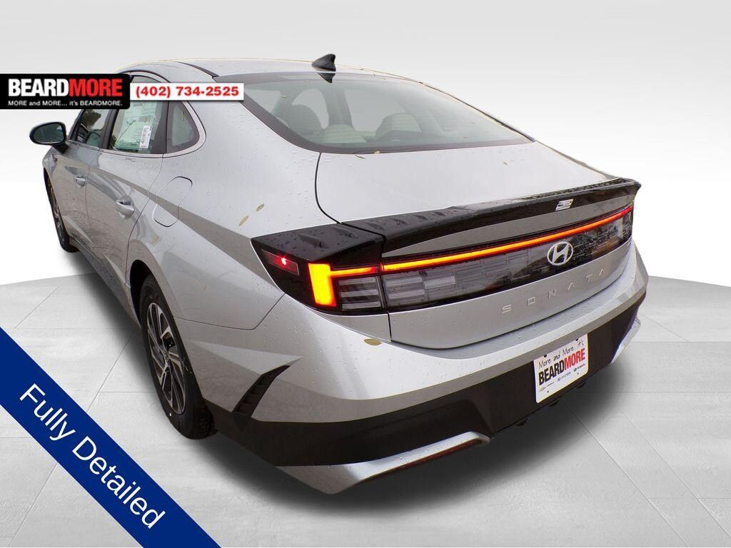 New 2026 Hyundai Sonata Hybrid Blue Sedan