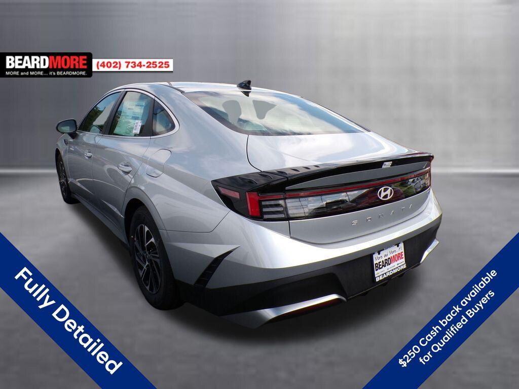 New 2026 Hyundai Sonata Hybrid Blue Sedan