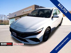 2025 Hyundai Elantra Hybrid Blue Sedan