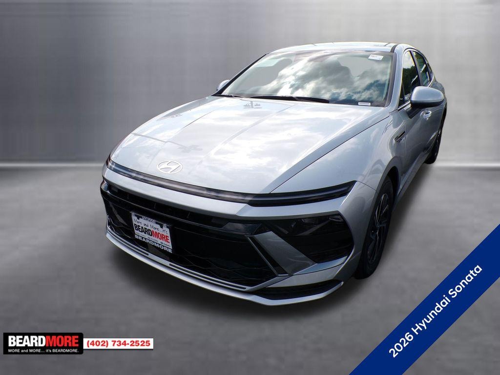 New 2026 Hyundai Sonata Hybrid Blue Sedan