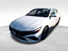 2025 Hyundai Elantra Hybrid Blue Sedan
