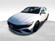 New 2025 Hyundai Elantra Hybrid Blue Sedan