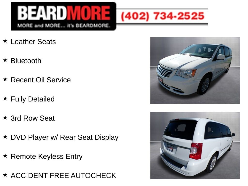 Used 2016 Chrysler Town & Country Touring Van LWB Passenger Van
