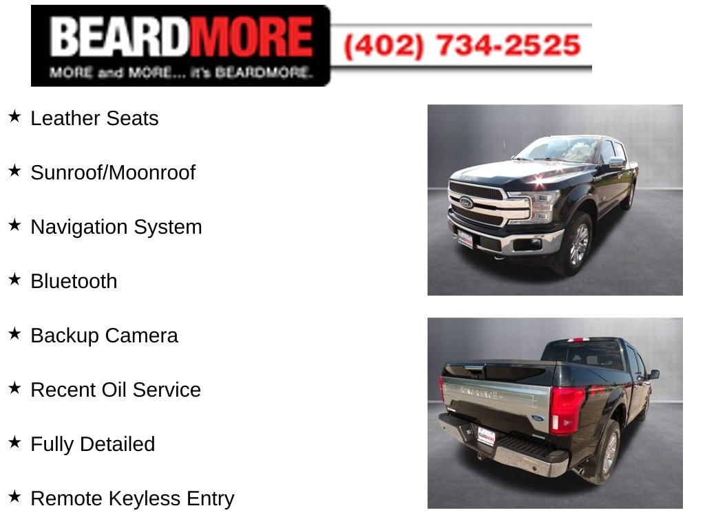 Certified 2018 Ford F-150 King Ranch Truck SuperCrew Cab