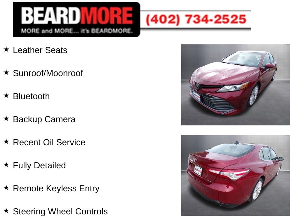 Used 2018 Toyota Camry XSE V6 Sedan