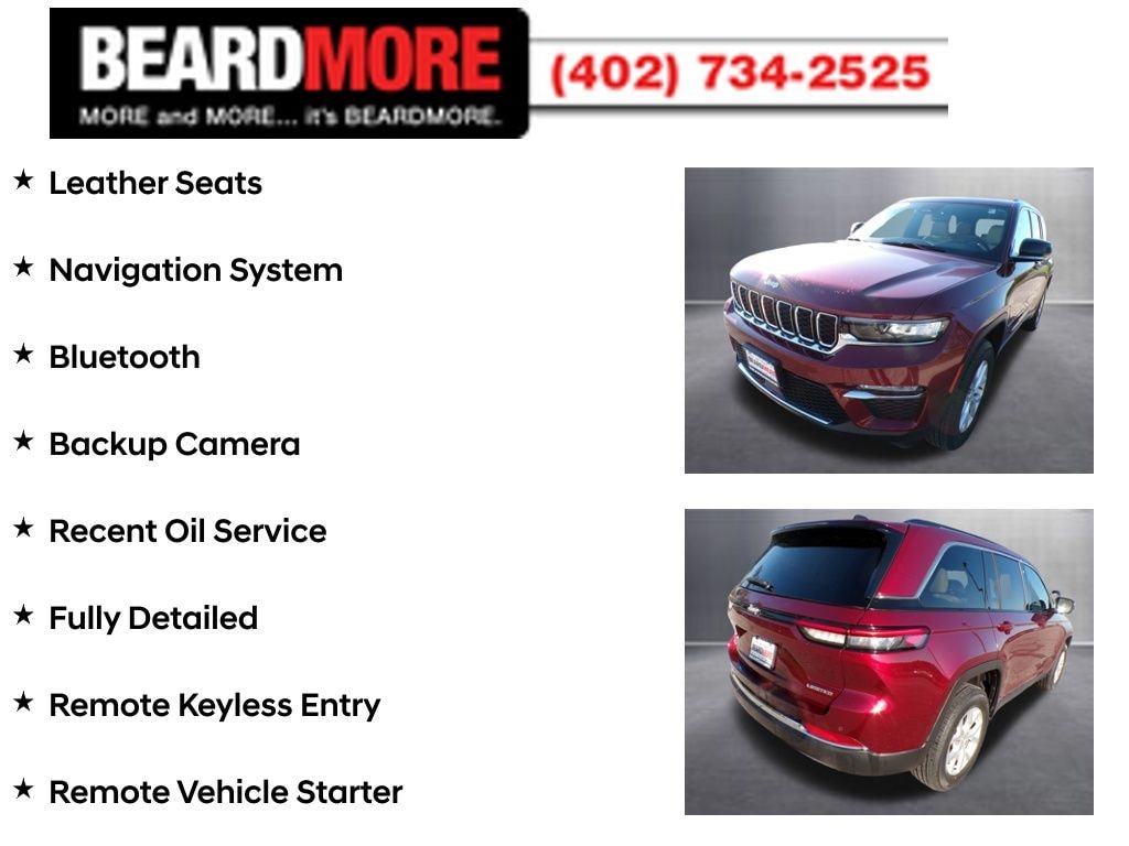 Certified 2023 Jeep Grand Cherokee Limited SUV