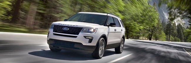 2018 Ford Explorer in Oxford White