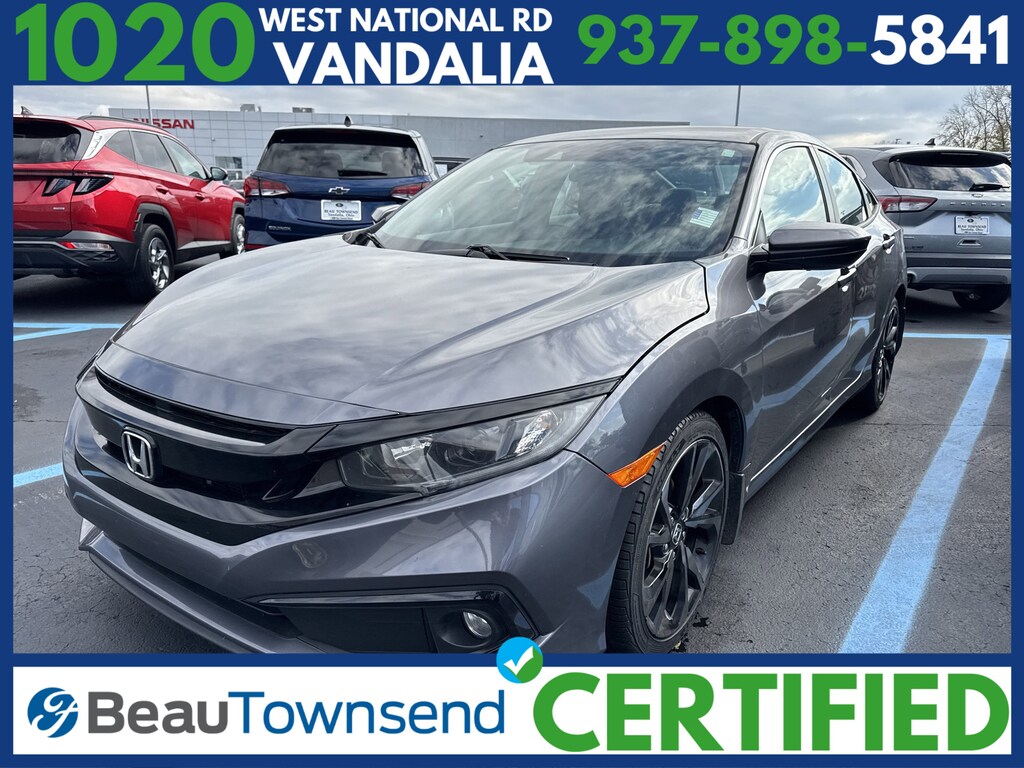 Certified 2021 Honda Civic Sedan Sport Sport CVT
