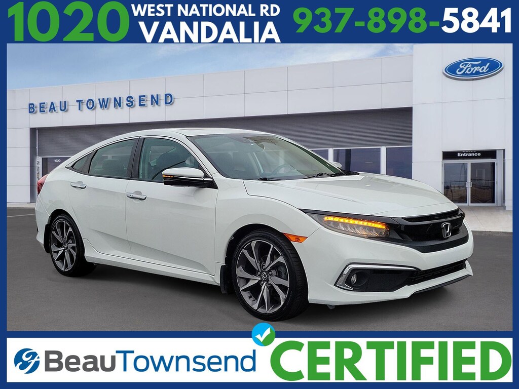 Certified 2019 Honda Civic Sedan Touring Touring CVT