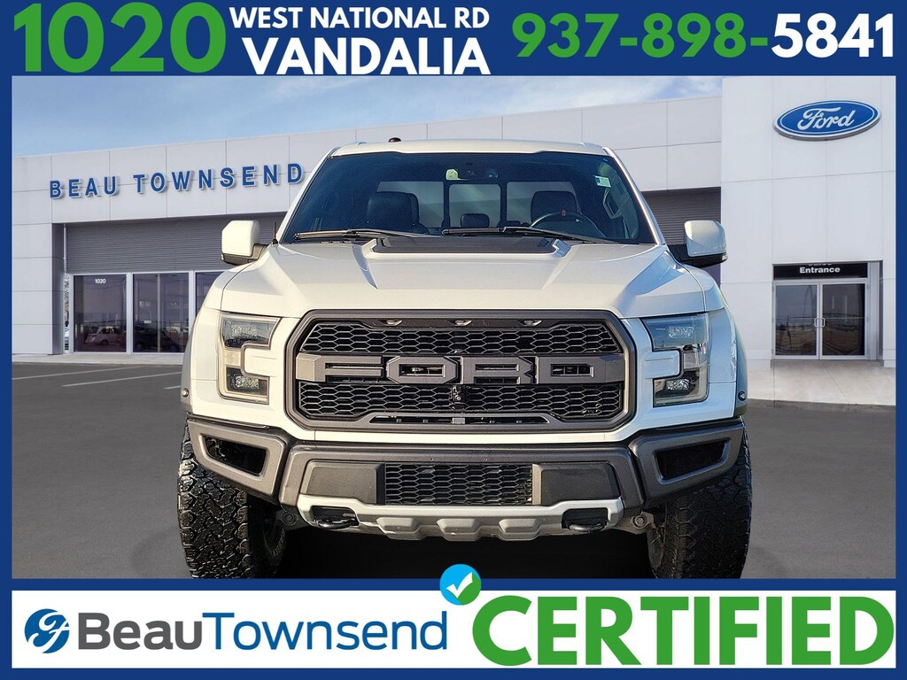 Certified 2018 Ford F-150 Raptor Raptor 4WD SuperCrew 5.5 Box