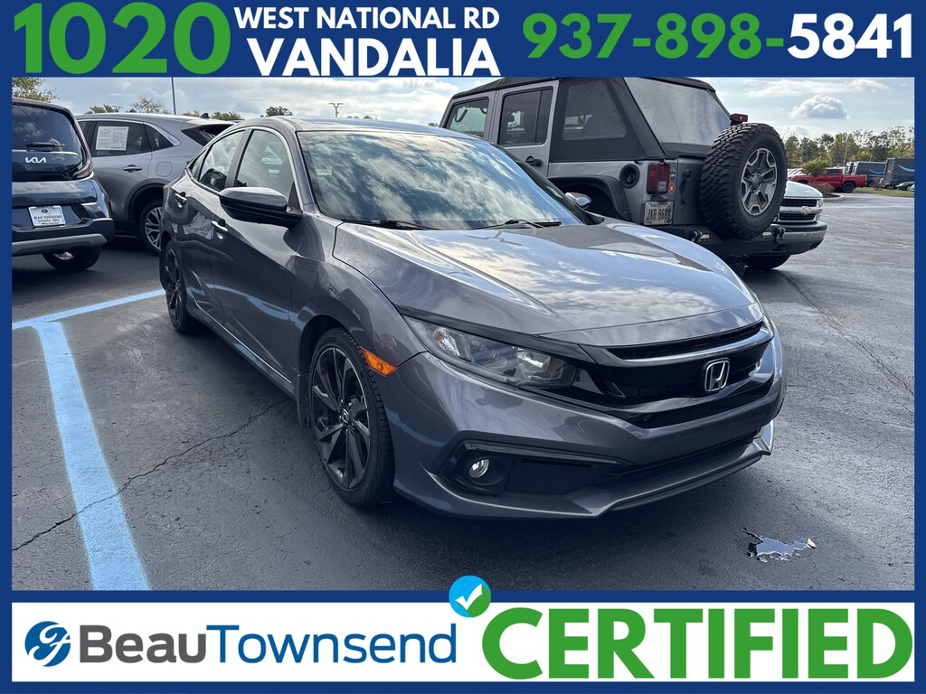 Certified 2021 Honda Civic Sedan Sport Sport CVT