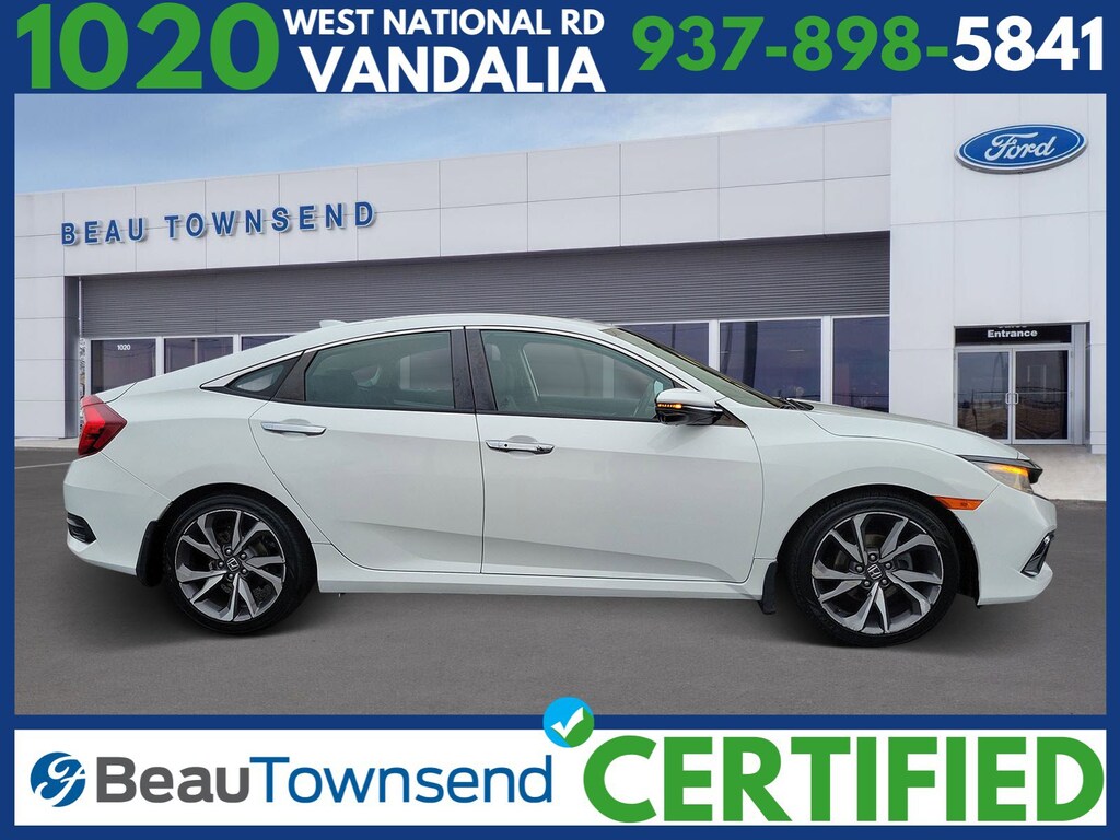 Certified 2019 Honda Civic Sedan Touring Touring CVT